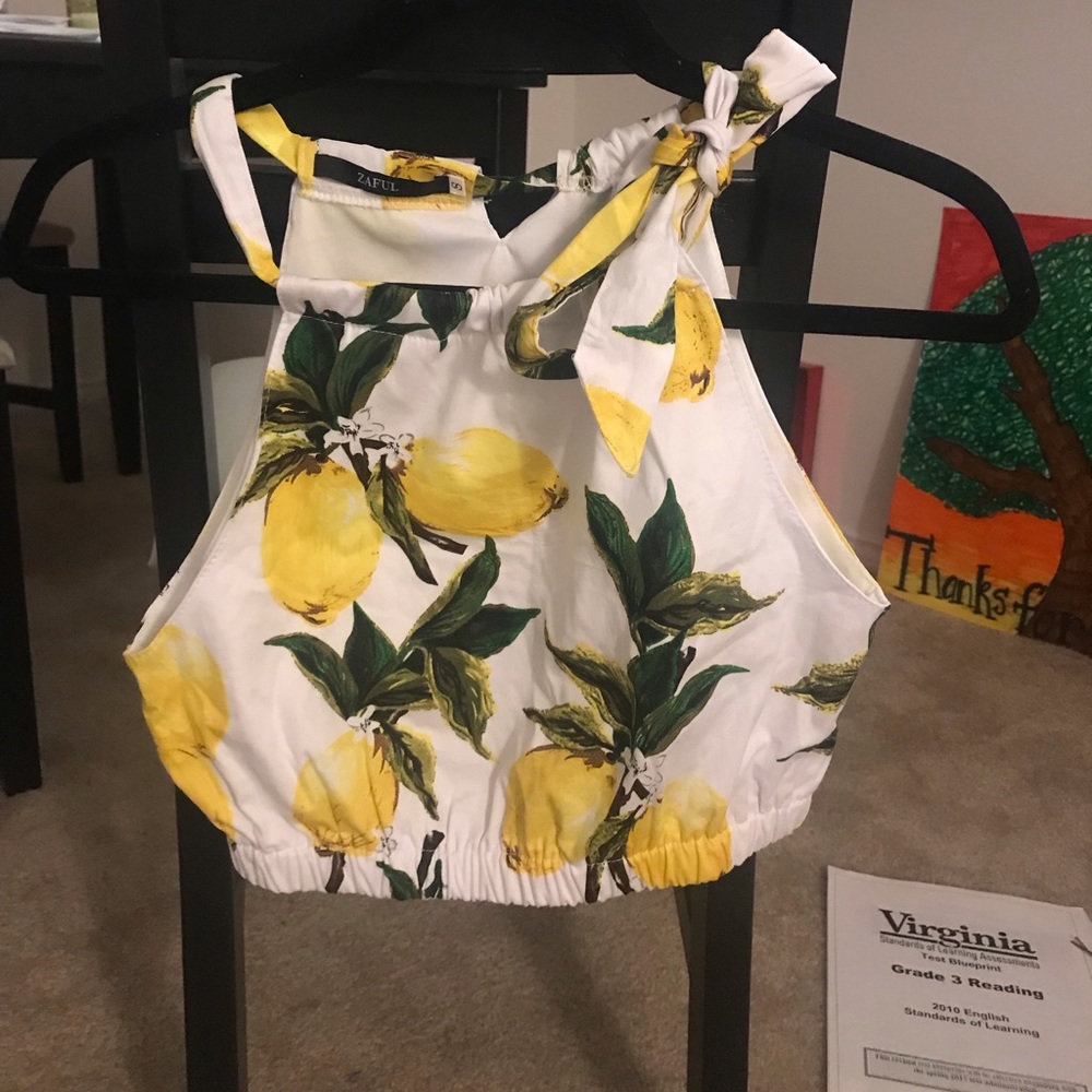 Crop top size small.